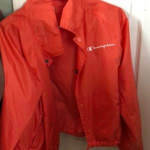 Cropped champion windbreaker